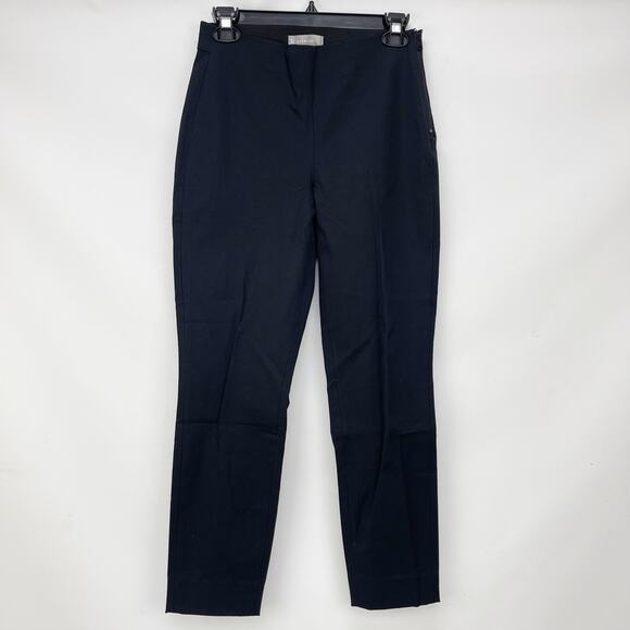 Everlane Womens Side-Zip Work Ankle Pant Sz 8 Black Crop Stretch Cotton - Picture 4 of 8
